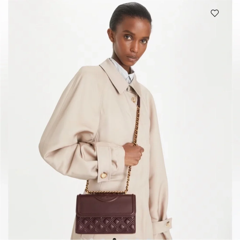 NEW TORY BURCH SMALL FLEMING CONVERTIBLE SHOULDER BAG